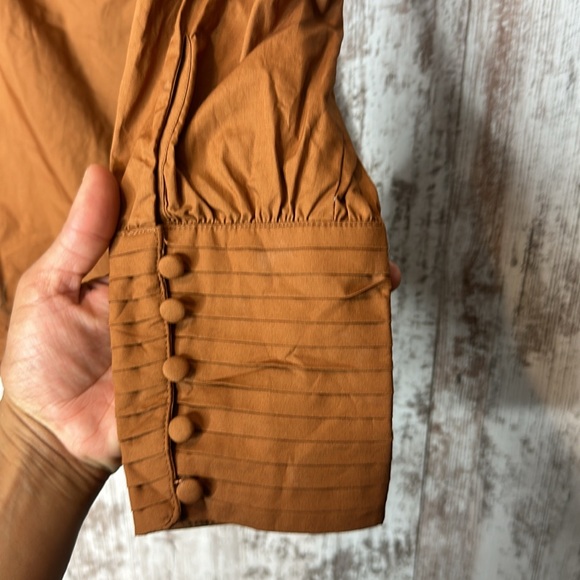 11 HONORÉ Mock Neck Long Sleeve Blouse Size 14 - Picture 7 of 8